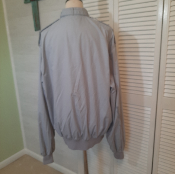 RARE vintage gray 1980's members only windbreaker jacket sz XLT - Picture 9 of 9
